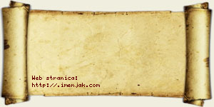 Isidora Nikolendžić vizit kartica